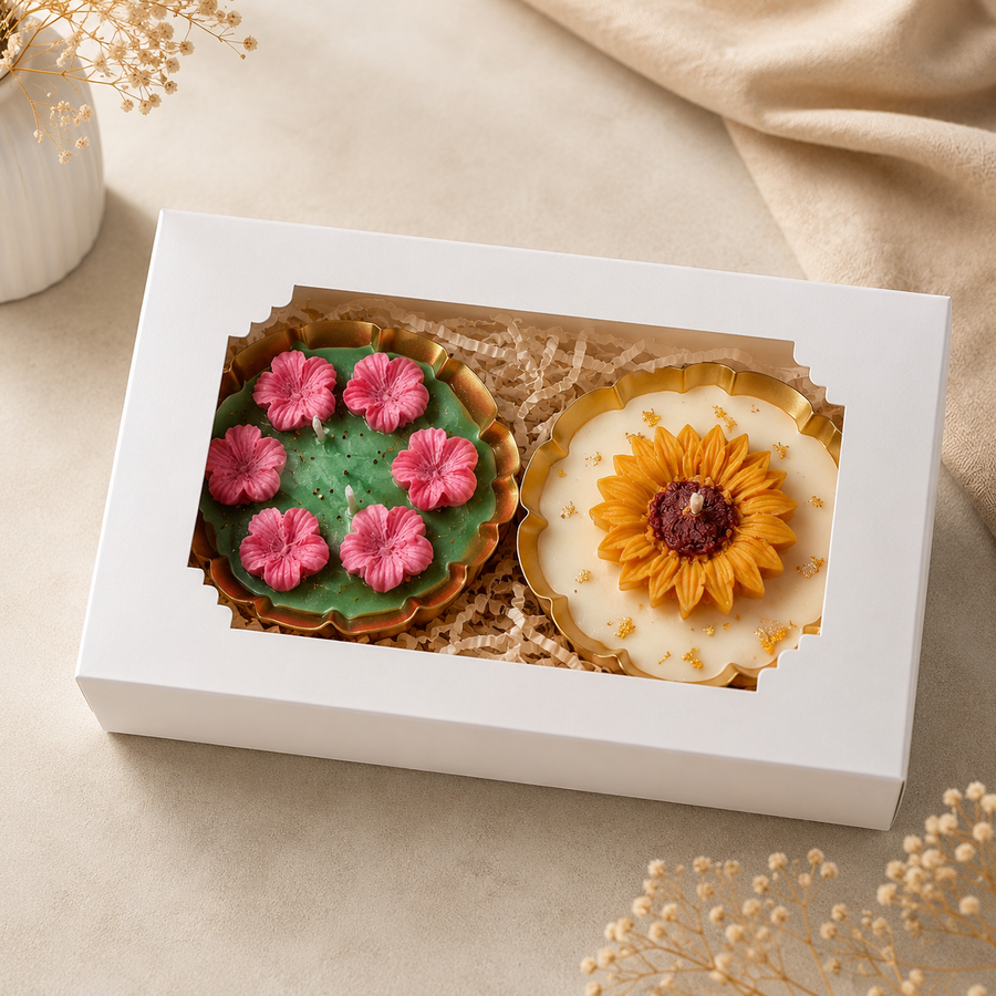 Floral Urli Candle Hamper