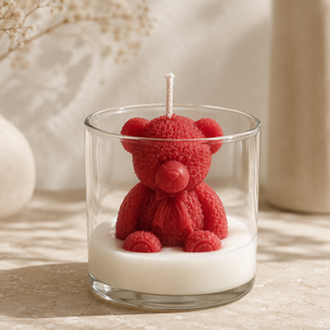 Teddy Bear Candle Gift Set