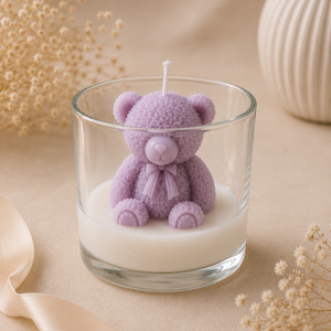 Teddy Bear Candle Gift Set