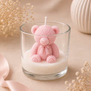 Teddy Bear Candle Gift Set