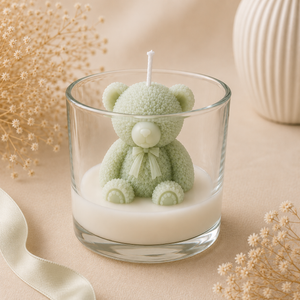 Teddy Bear Candle Gift Set